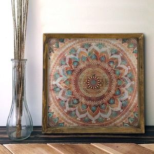 Tablou decorativ, MZM249, MDF, Imprimat UV, Multicolor imagine