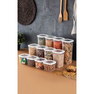 Set recipiente depozitare, Fremont, 964FRM1172, Plastic, Alb imagine