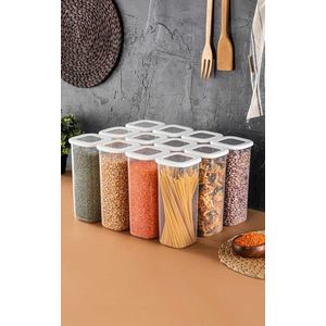 Set recipiente depozitare, Fremont, 964FRM1176, Plastic, Alb imagine