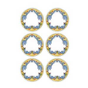 Set platouri servire, Mia, 280TMA1604, 26 cm, 6 piese, Multicolor imagine