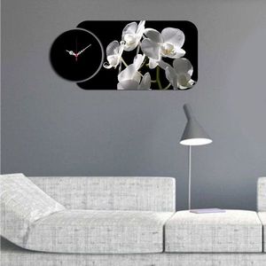 Set ceas si tablou decorativ, YMS-51, MDF , Dimensiune: 68 x 32 cm, Multicolor imagine