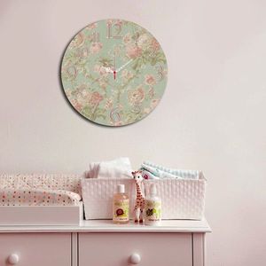 Ceas de perete, Ms-12, MDF, ø40 cm, Multicolor imagine
