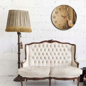 Ceas de perete, Ms-20, MDF, ø40 cm, Multicolor imagine