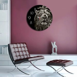 Ceas de perete, Ms-24, MDF, ø40 cm, Multicolor imagine