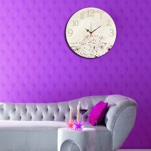 Ceas de perete, Ms-26, MDF, ø40 cm, Multicolor imagine