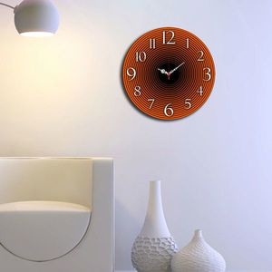 Ceas de perete, Ms-42, MDF, ø40 cm, Multicolor imagine