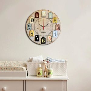 Ceas de perete, Ms-44, MDF, ø40 cm, Multicolor imagine