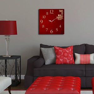 Ceas de perete, Msk-11, MDF, Dimensiune: 40 x 40 cm, Multicolor imagine