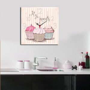 Ceas de perete, Msk-13, MDF, Dimensiune: 40 x 40 cm, Multicolor imagine