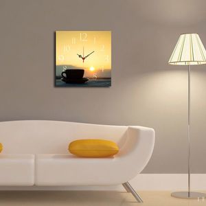 Ceas de perete, Msk-17, MDF, Dimensiune: 40 x 40 cm, Multicolor imagine