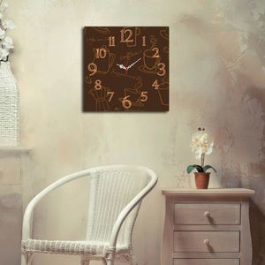 Ceas de perete, Msk-18, MDF, Dimensiune: 40 x 40 cm, Multicolor imagine