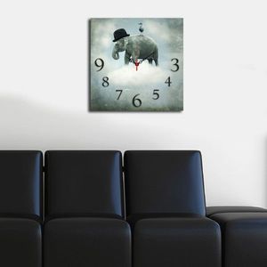 Ceas de perete, Msk-30, MDF, Dimensiune: 40 x 40 cm, Multicolor imagine