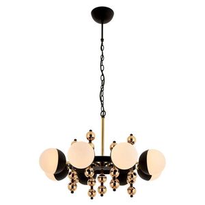 Lustra, Aurora, 301AUR1278, Metal, Negru imagine
