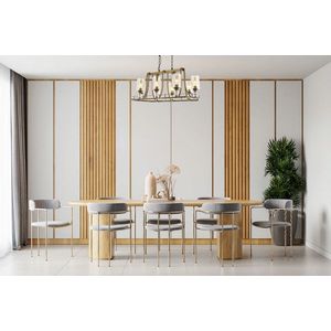 Lustra, Avonni, 683AVN1117, Metal, Maro antichizat imagine