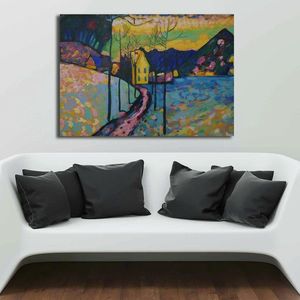 Tablou decorativ, 70100KANDINSKY001, Canvas, Lemn, Multicolor imagine