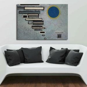 Tablou decorativ, 70100KANDINSKY015, Canvas, Lemn, Multicolor imagine