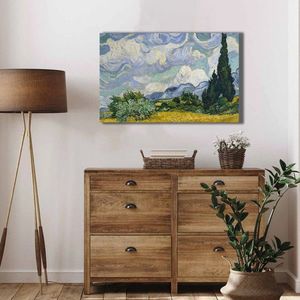 Tablou decorativ, 4570VANGOGH001, Canvas, Lemn, Multicolor imagine
