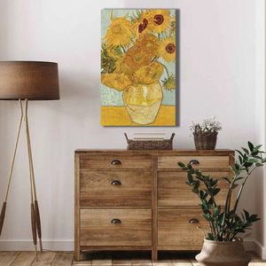 Tablou decorativ, 4570VANGOGH003, Canvas, Lemn, Multicolor imagine
