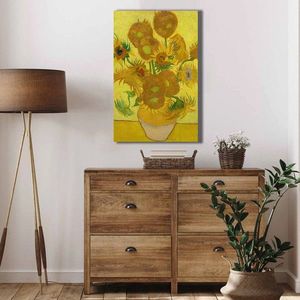 Tablou decorativ, 4570VANGOGH023, Canvas, Lemn, Multicolor imagine