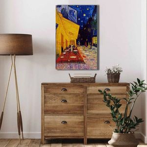 Tablou decorativ, 4570VANGOGH070, Canvas, Lemn, Multicolor imagine