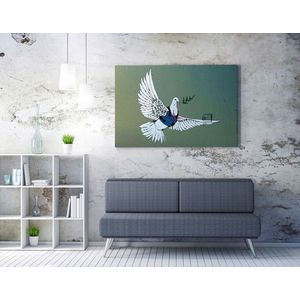 Tablou decorativ, WY15 (70 x 100), 50% bumbac / 50% poliester, Canvas imprimat, Multicolor imagine