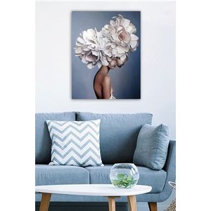 Tablou decorativ, 7436502942952-5070, Canvas, Lemn, Multicolor imagine