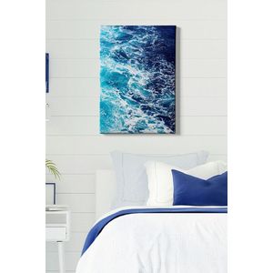 Tablou decorativ, Kanvas Tablo (50 x 70), Canvas, Lemn, Multicolor imagine