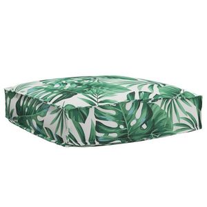 vidaXL Set de perne pentru palete, 2 piese, model cu frunze, țesătură Oxford imagine