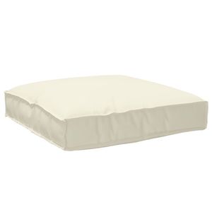 vidaXL Set de perne pentru palete 2 piese Crem din țesătură Oxford imagine