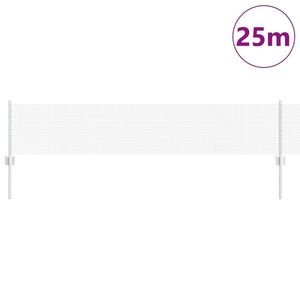 vidaXL Gard Sârmă Sudată cu 11 U-Poziții Argintiu 0.4x25 m Oțel imagine