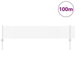 vidaXL Gard din Sârmă Sudată cu 44 U Posts Argintie 0.4x100 m Oțel imagine