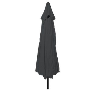 Parasol Grădină vidaXL ø395x245 cm Antracit imagine