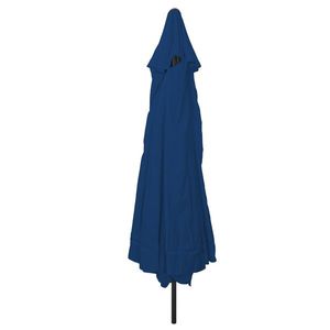 Umbrelă de grădină vidaXL ø395x245 cm Albastru Azur imagine