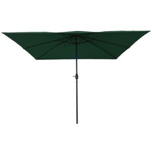 Umbrelă de grădină vidaXL pătrată 295x245 cm, Verde imagine