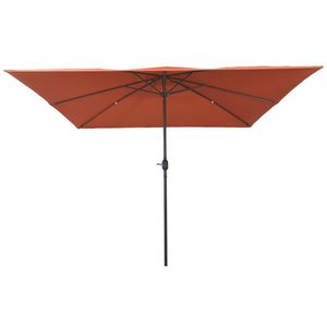 Umbrelă pătrată de grădină vidaXL 295x245 cm Teracotă imagine