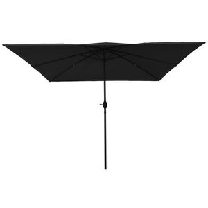 Umbra Quadratică pentru Grădină vidaXL 295x245 cm Negru imagine