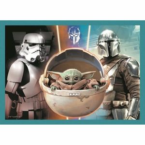 Trefl Puzzle Mandalorian si lumea lui, 4in1 35, 48, 54, 70 piese imagine