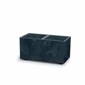 Ghiveci de flori SIERRA CASE BETON EFFECT 57, 7 cm, antracit, antracit, S imagine