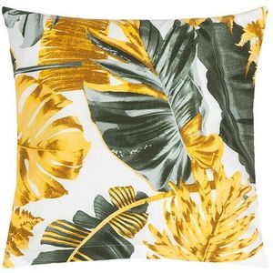 Bellatex Husă de pernă Palm leaf gold , 40 x 40 cm imagine