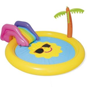 Piscină gonflabilă Bestway cu tobogan Sunnyland, 237 x 201 x 104 cm imagine
