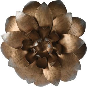 Decor de perete din metal Floare I, diametru 35 cm imagine