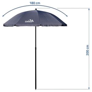 Parasol pliabil Cattara Trieste, diametru 180 cm imagine