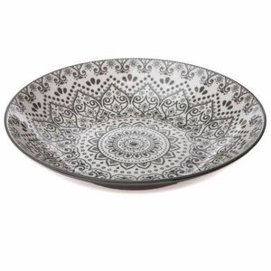 Farfurie adâncă din porțelan Grey Orient, 21, 5 cm imagine