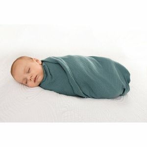 Pătură de înfășat Babymatex verde , 80 x 120 cm imagine