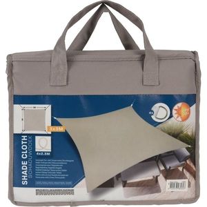 Folie de umbrire cu filtru UV 50+, taupe, 3 x 3 m imagine