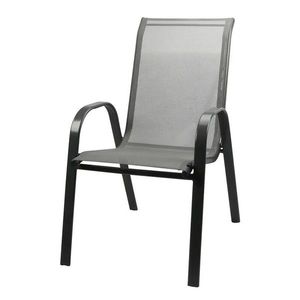 Scaun de grădină 67 x 55 x 91 cm, negru imagine
