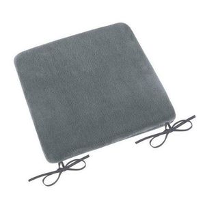 Pernă de scaun Korall micro gri, 40 x 40 cm imagine