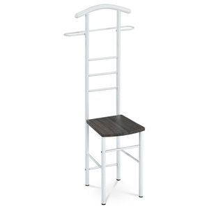 Suport de haine 81870 WT lac alb/stejar negru, 119 cm, alb imagine