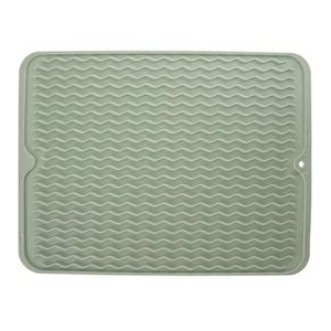 Scurgător de vase Orion 40 x 30, 5 x 0, 5 cmcauciuc, verde imagine