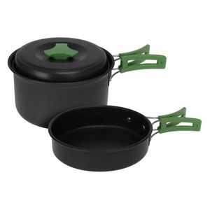 Set de oale din aluminiu Redcliffs din 2 piese cumâner din plastic, verde imagine